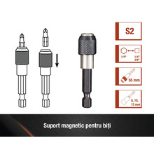 Portbit magnetic cu specificații tehnice