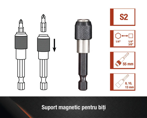 Portbit magnetic cu specificații tehnice