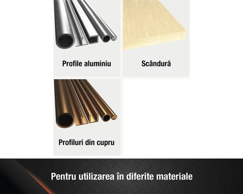 Profile din aluminiu, scândură și profile din cupru