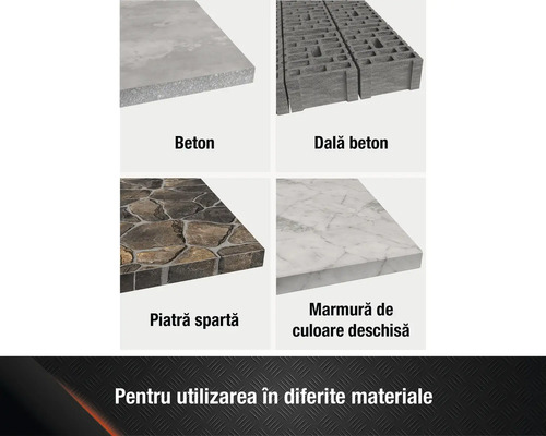 Beton, bloc de beton, piatră spartă, marmură