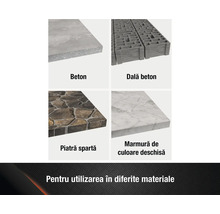 Beton, dală de beton, piatră spartă și marmură pentru utilizare în diferite materiale.