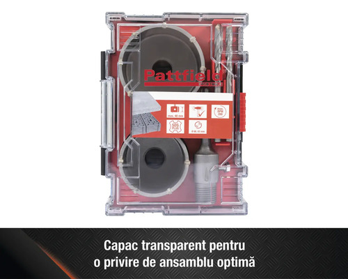 Set carote pentru zidărie Pattfield 68-83mm, 6 piese | HORNBACH