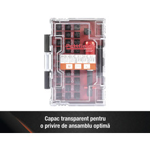 Set de biți Pattfield cu capac transparent