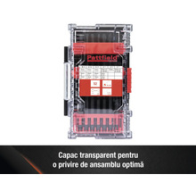 Set de biți Pattfield în cutie de depozitare transparentă