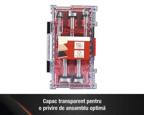 Set freză pentru lemn Forstner Pattfield O15-35 15-35mm | HORNBACH