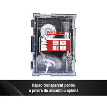 Set perii de sârmă în recipient transparent