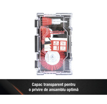 Set perii de sârmă Pattfield în cutie de depozitare transparentă