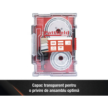 Set de ferăstraie-cupă Pattfield în cutie de depozitare transparentă