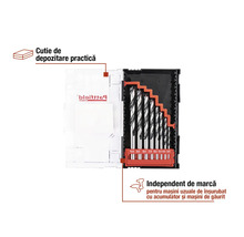 Set de burghie în cutie