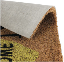 Covoraș de intrare din fibră de cocos cu spate textil