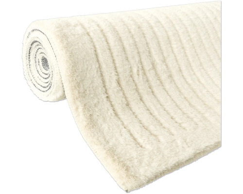 Covor rulat cu model în dungi