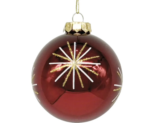 Glob de Crăciun cu model de stea