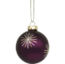 Glob de Crăciun cu model de stea pentru agățat