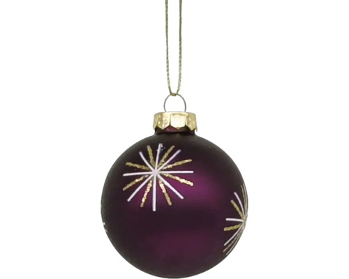 Glob de Crăciun cu model de stea pentru agățat