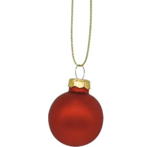 Glob de Crăciun roșu cu agățătoare