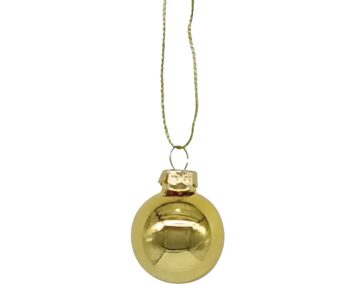 Glob de Crăciun auriu cu agățătoare