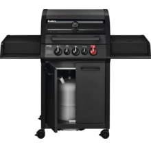 Grătar pe gaz Enders Monroe Pro cu ușa deschisă și butelie de gaz