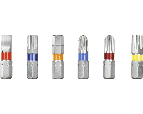 Set de biți cu diverse atașamente pentru lucrări de înșurubare