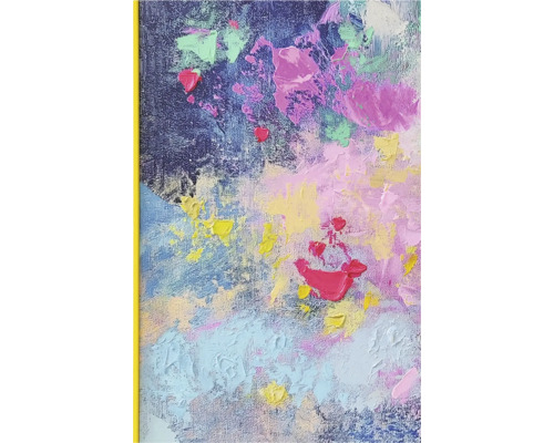 Pictură abstractă cu ramă