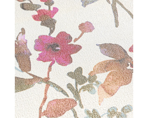Prim-plan cu tapet cu model floral