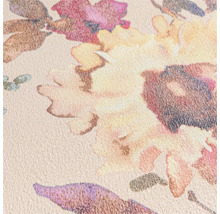 Prim-plan cu tapet cu model floral