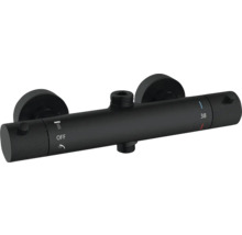 Baterie de duș neagră pentru montaj pe perete