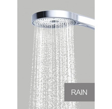 Cap de duș cu efect de ploaie în funcțiune