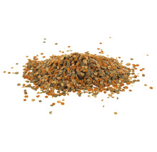 Grămadă de fulgi de hrană pentru pești