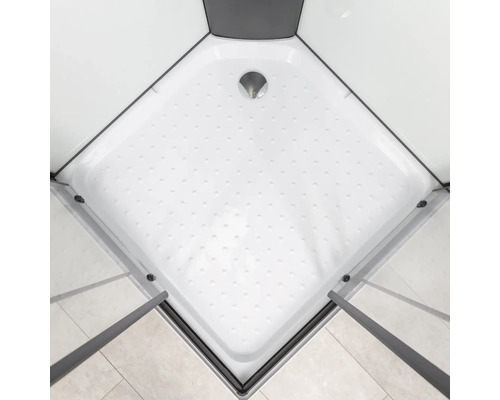 Cădiță de duș cu scurgere și suprafață antiderapantă