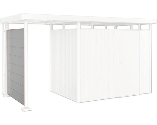 Perete lateral pentru magazie, ca element de extensie