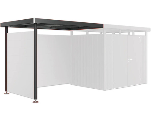 Suport metalic acoperit pentru biciclete