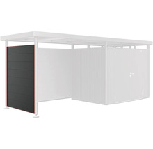 Căsuță de grădină metalică cu perete lateral și ușă