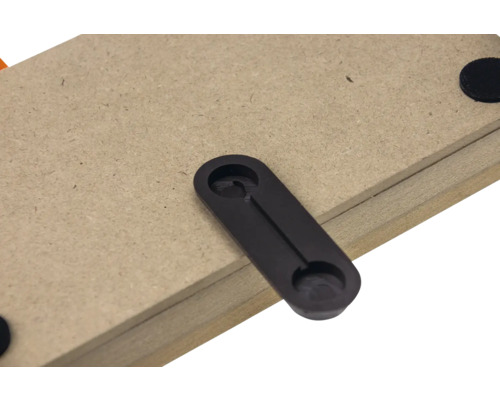 Placă de lemn cu suport pentru fixare