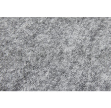 Vedere de aproape a texturii unei pâsle de protecție gri.