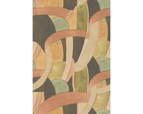 Model abstract de tapet cu forme geometrice suprapuse
