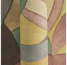 Covor cu model abstract, rulat