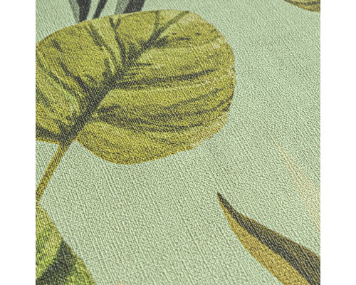 Prim-plan cu tapet cu motiv vegetal