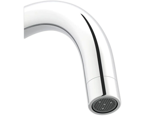 Imagine detaliată cu gura de scurgere a robinetului