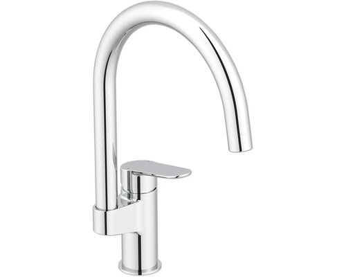 Baterie bucătărie monocomandă SERIES SABIK crom Baterie de bucătărie cu gât înalt