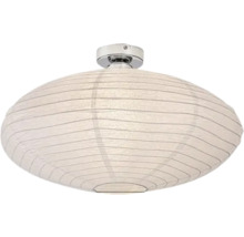 Plafonieră din hârtie cu linii orizontale