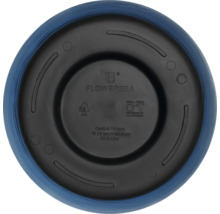 Partea inferioară a unui ghiveci de flori cu orificiu de drenaj