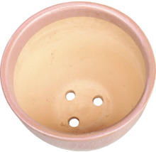 Ghiveci de flori din teracotă cu găuri de drenaj