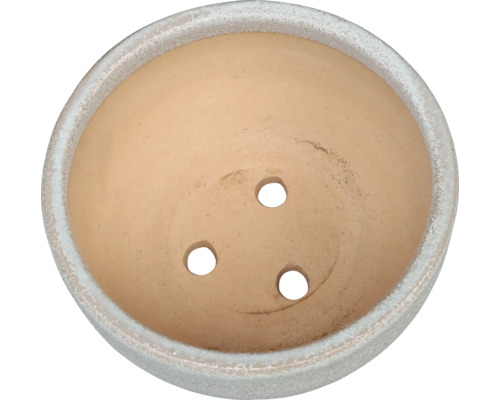 Ghiveci de teracotă cu găuri de drenaj