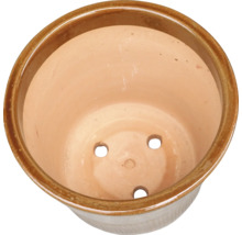 Ghiveci de flori din teracotă cu orificii de drenaj