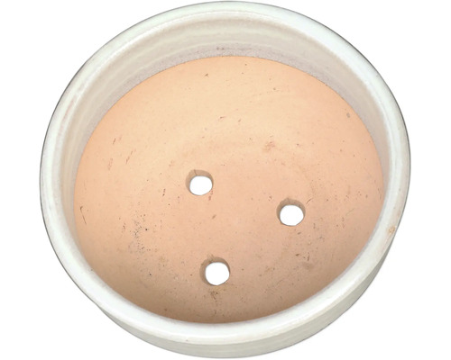 Ghiveci de flori din teracotă cu orificii de drenaj