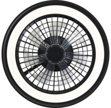 Ventilator de tavan cu iluminare și grilaj de protecție