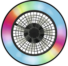 Ventilator cu iluminare LED