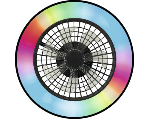Ventilator cu iluminare LED