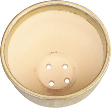 Jardiniere rotundă cu găuri de drenaj