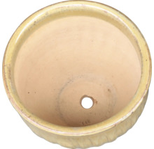 Ghiveci de flori ceramic cu orificiu de drenaj, vedere de sus